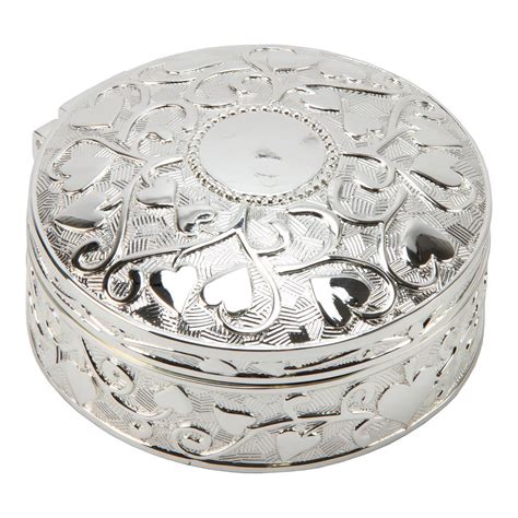 Small Metal Trinket Box 